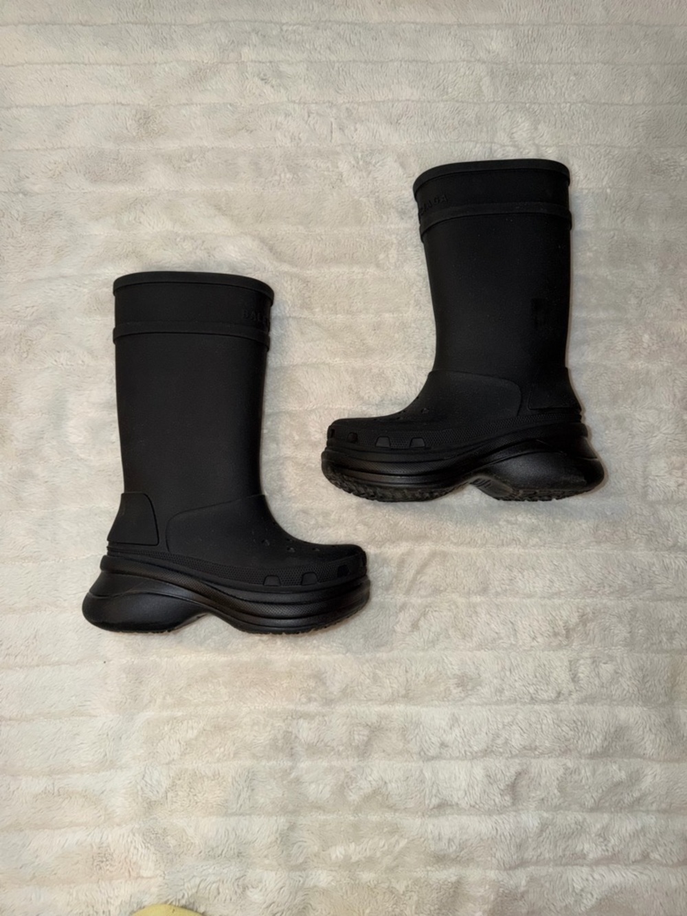 Balenciaga x Croc Black Chunky Boot